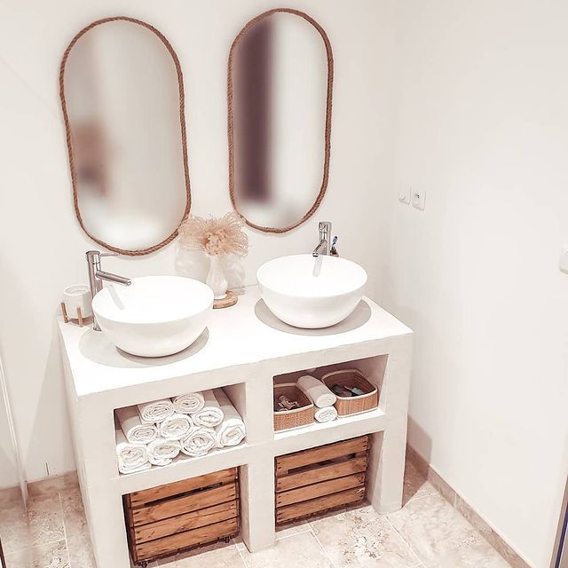 Meuble salle de bain siporex