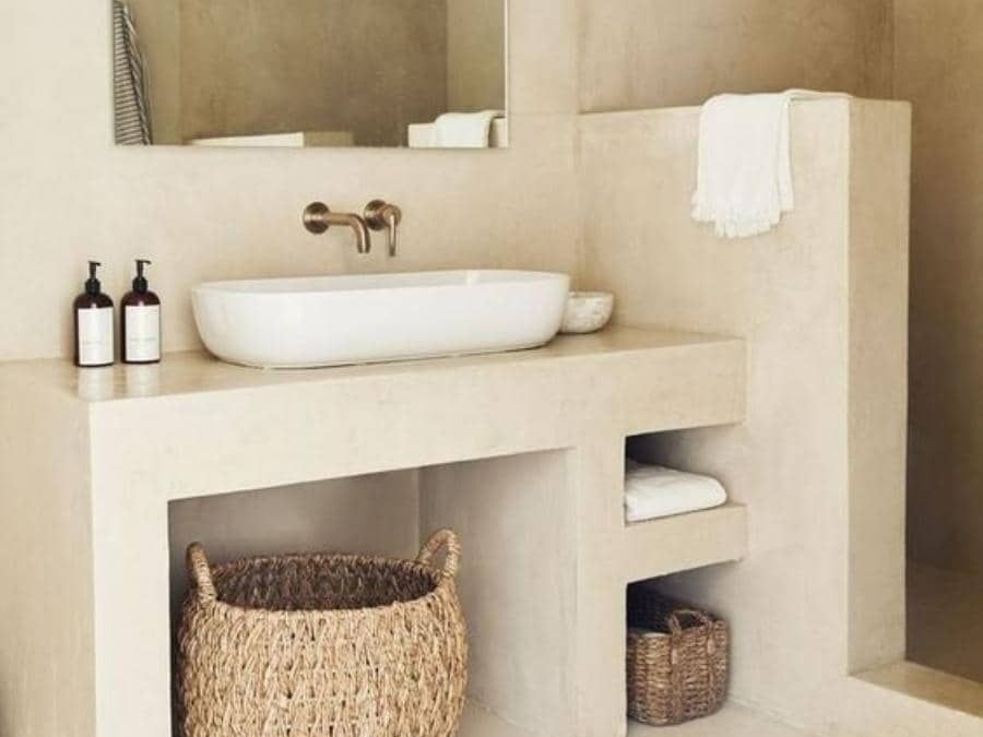 Meuble salle de bain siporex