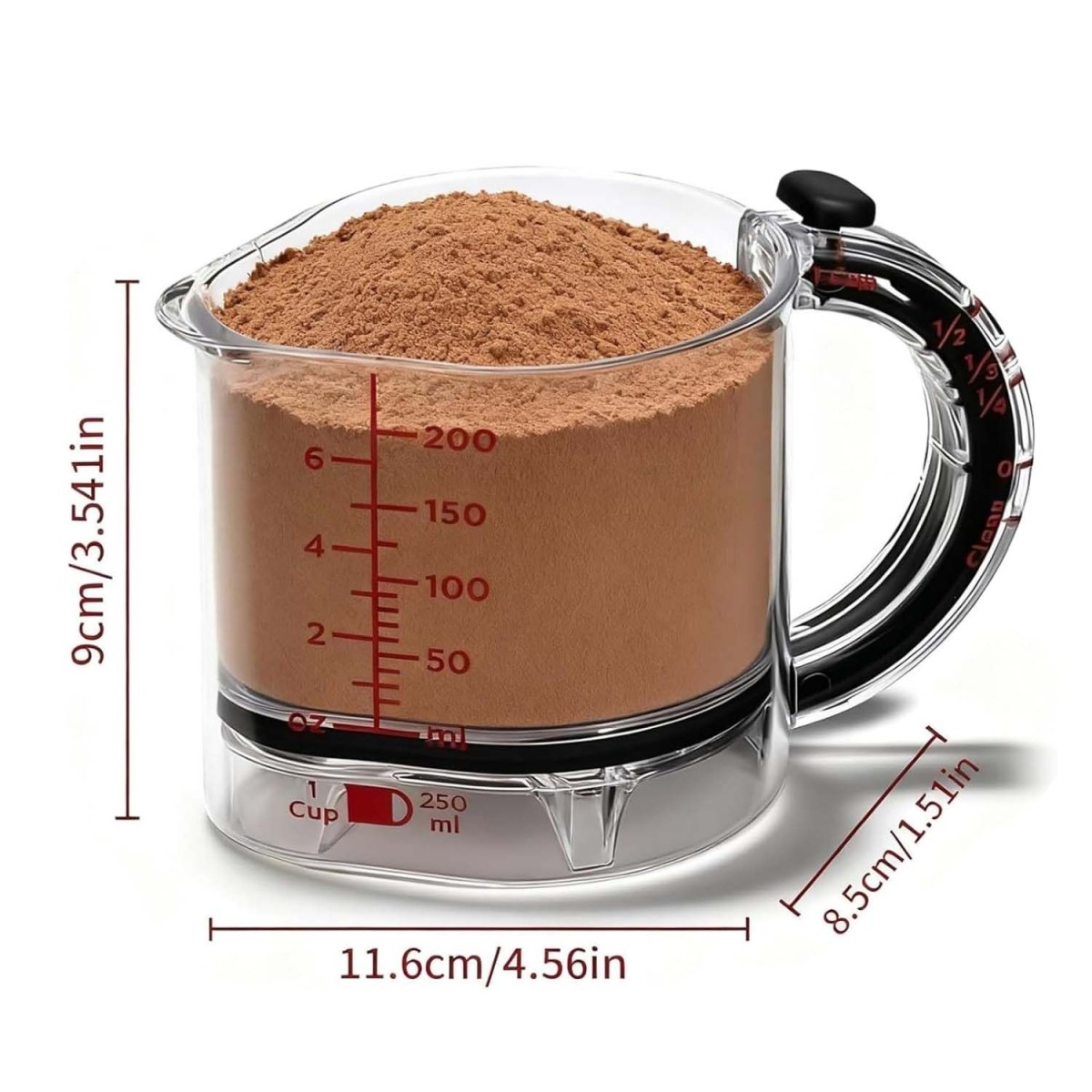 Graduation verre doseur