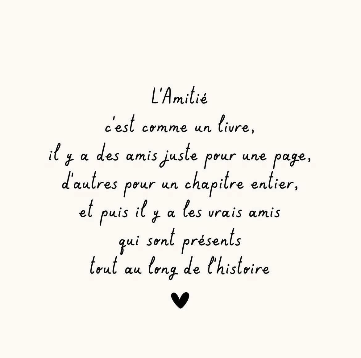 Carte message soutien amitié