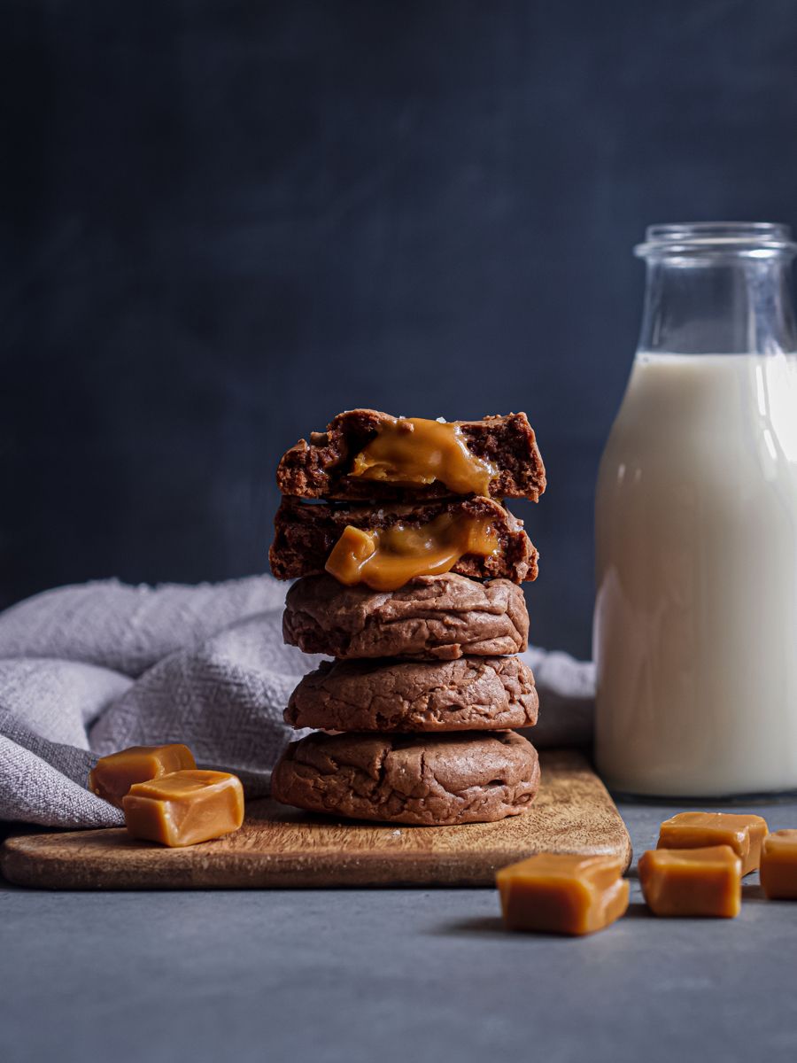 Cookies cœur fondant chocolat