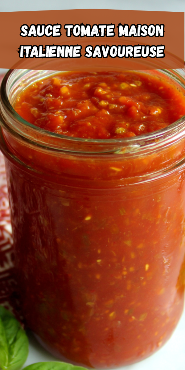 Sauce tomate maison