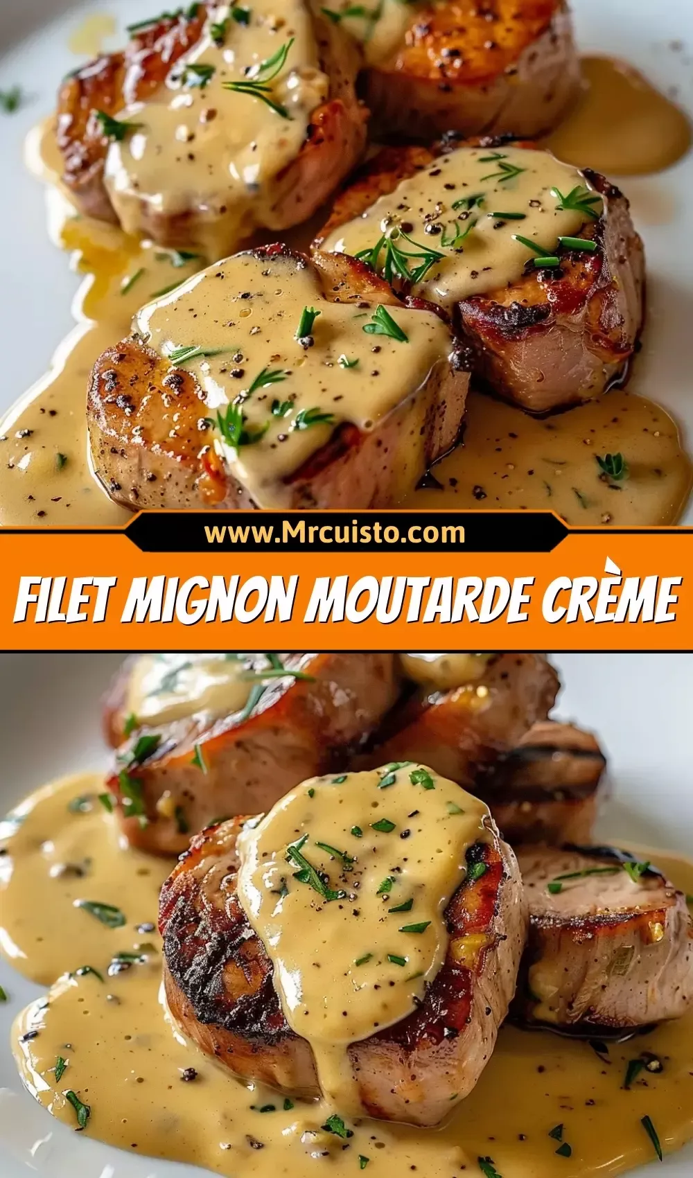 Filet mignon moutarde Cookeo