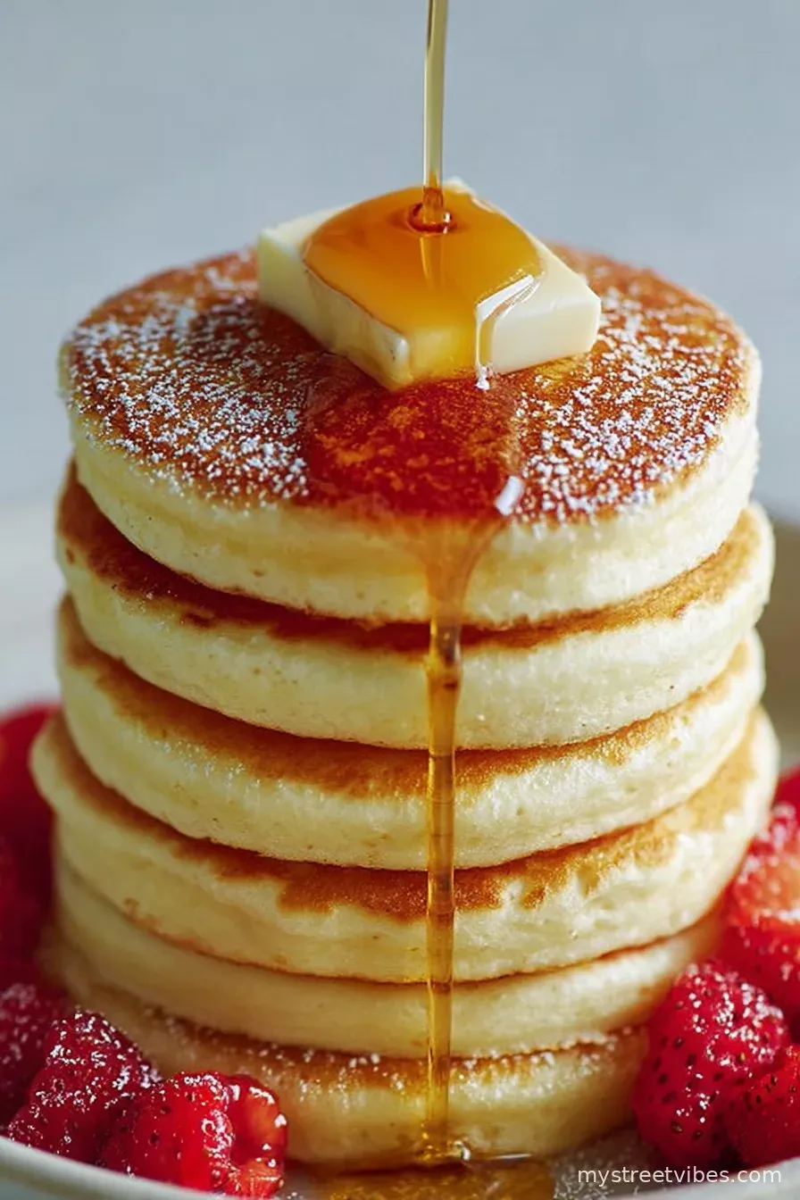Pancakes américains fluffy
