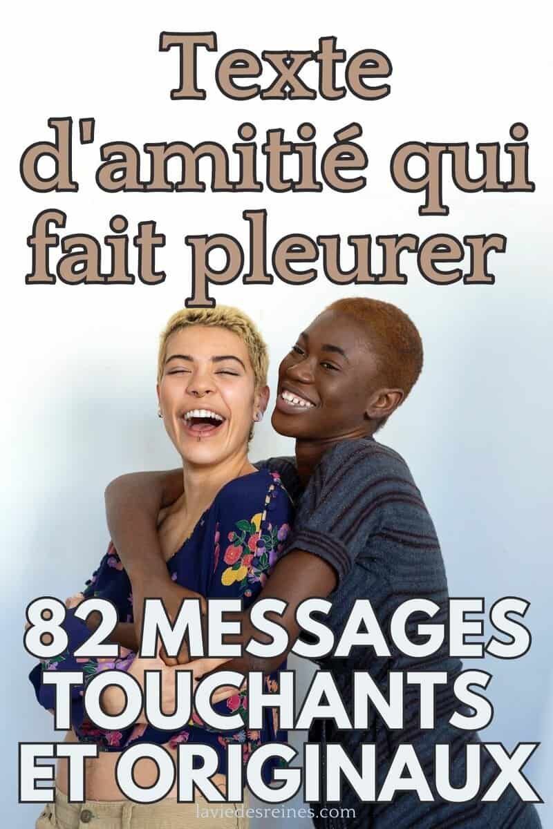 Carte message soutien amitié