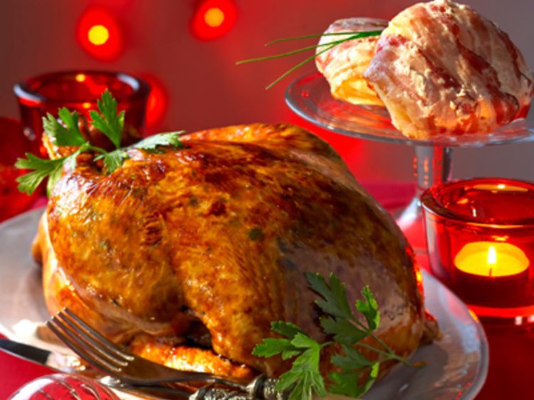 Chapon farci réveillon