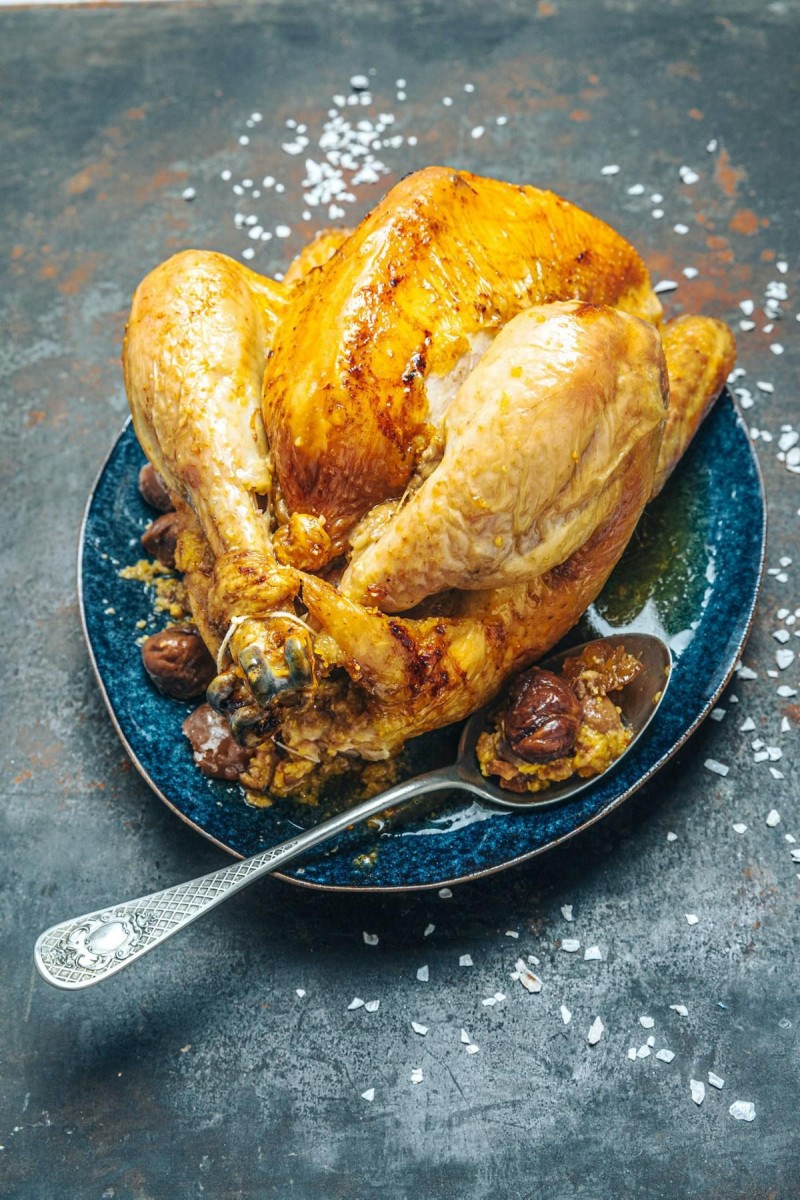 Chapon farci réveillon