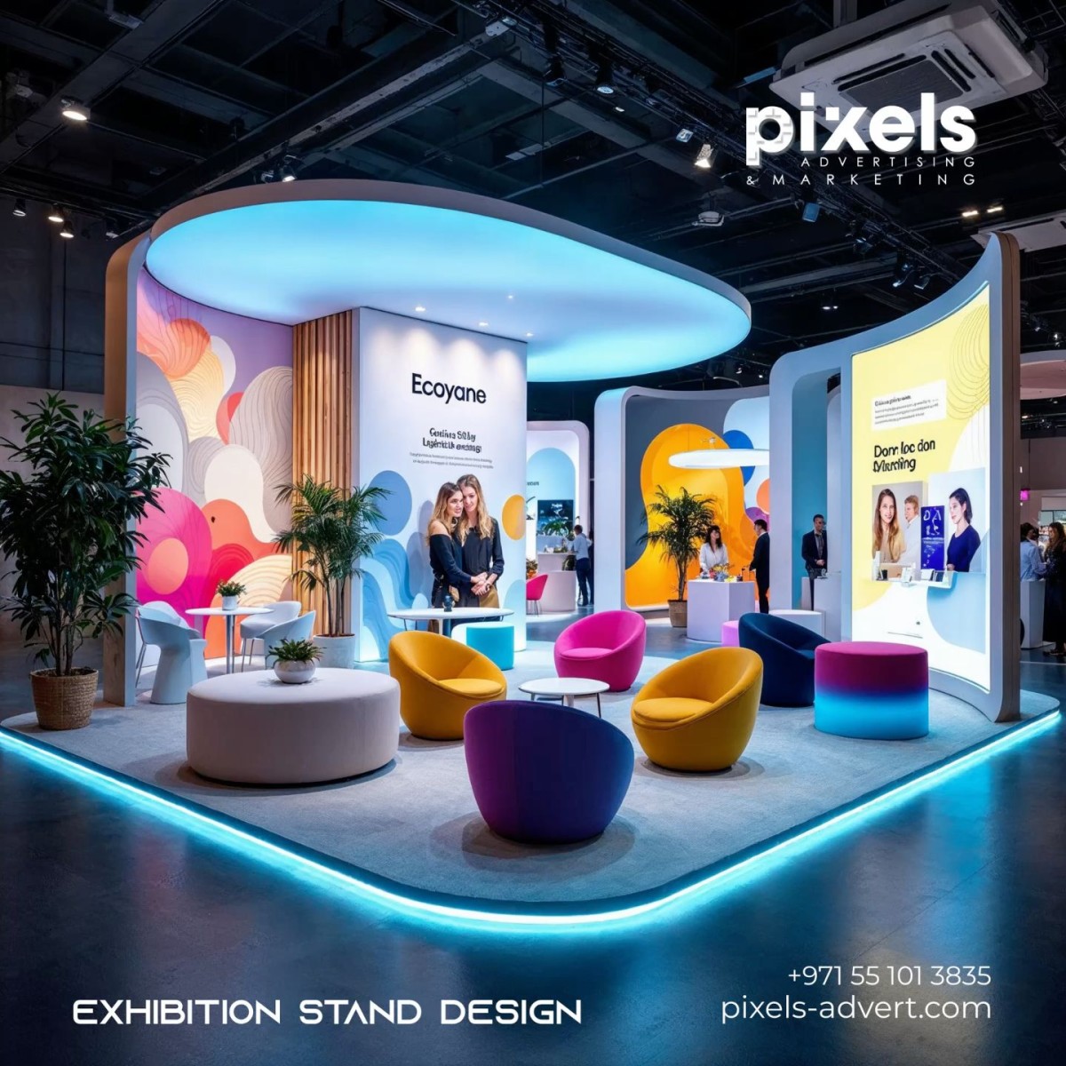 Stand exposition salon design