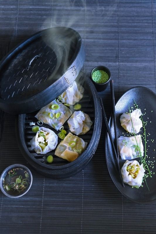 Poireaux à la vapeur présentation