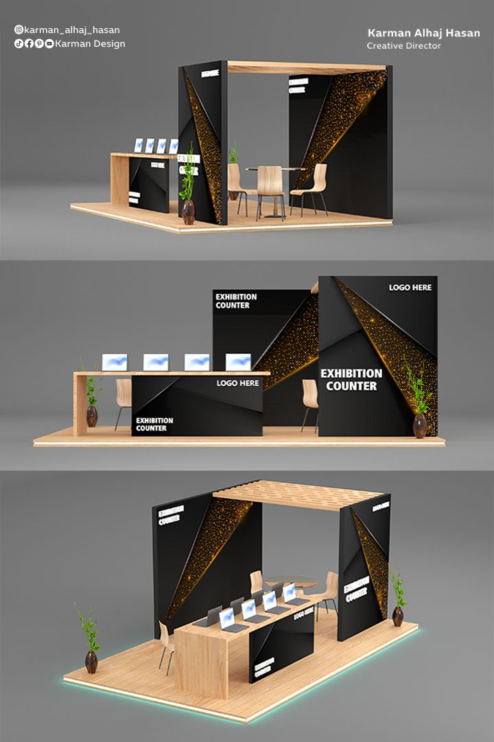 Stand exposition salon design