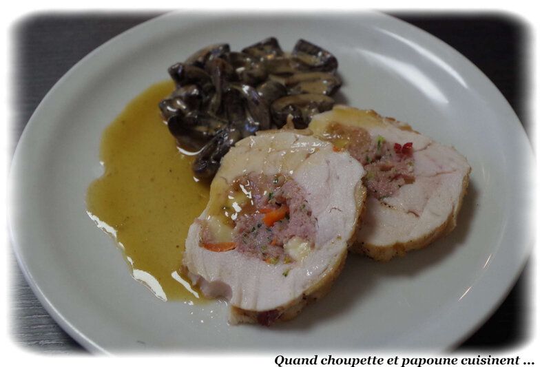 Chapon farci réveillon