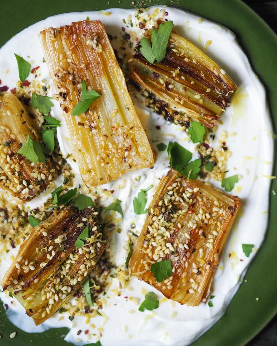 Poireaux à la vapeur présentation