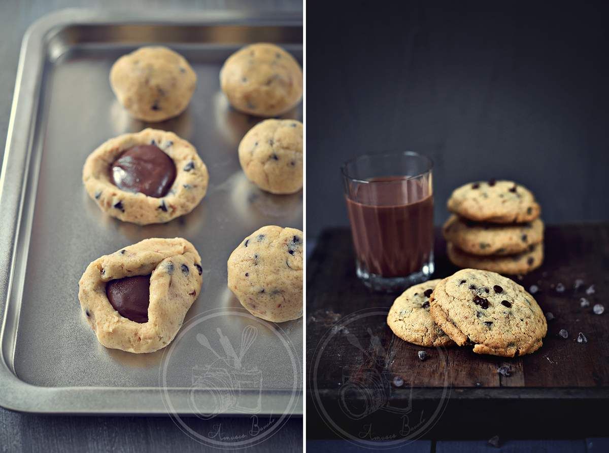 Cookies cœur fondant chocolat