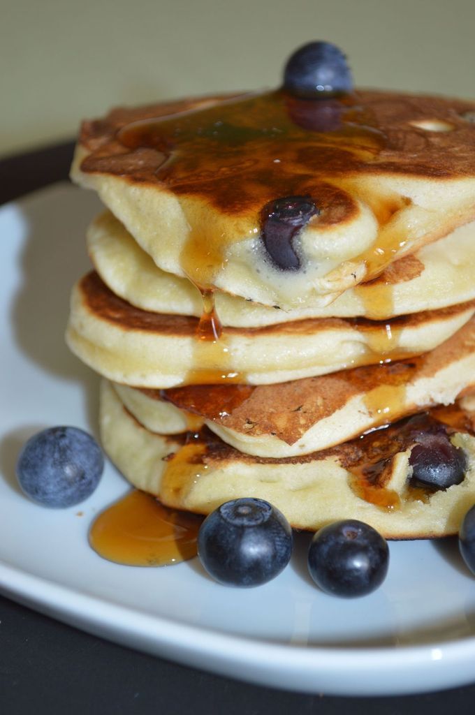 Pile de pancakes sirop d'érable