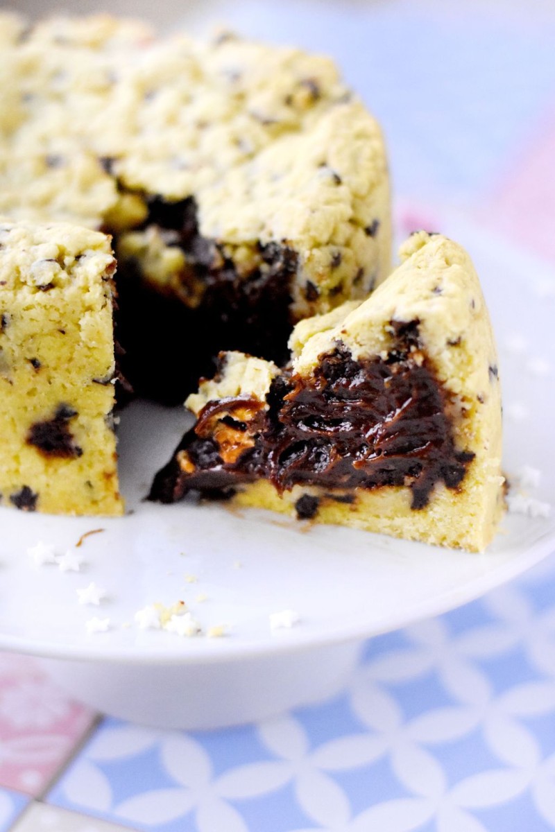 Cookies cœur fondant chocolat