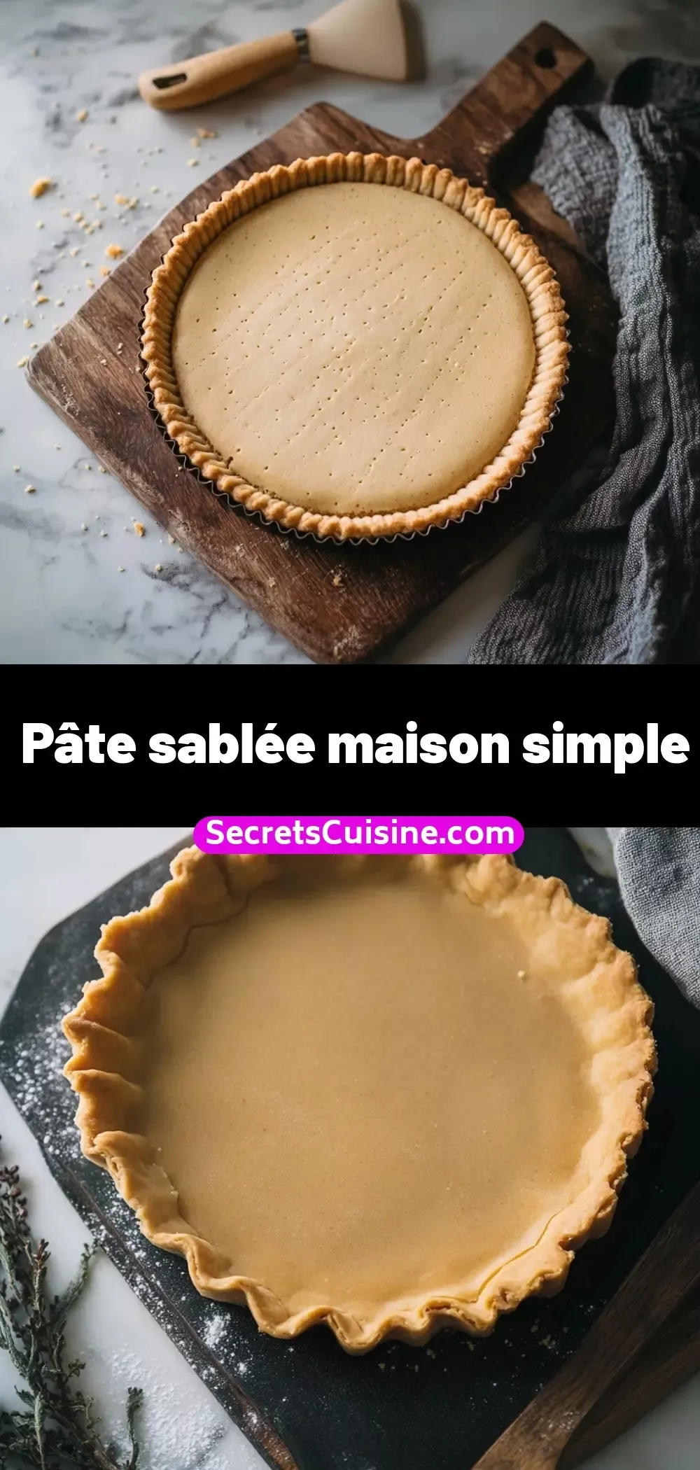 Recette pâte sablée